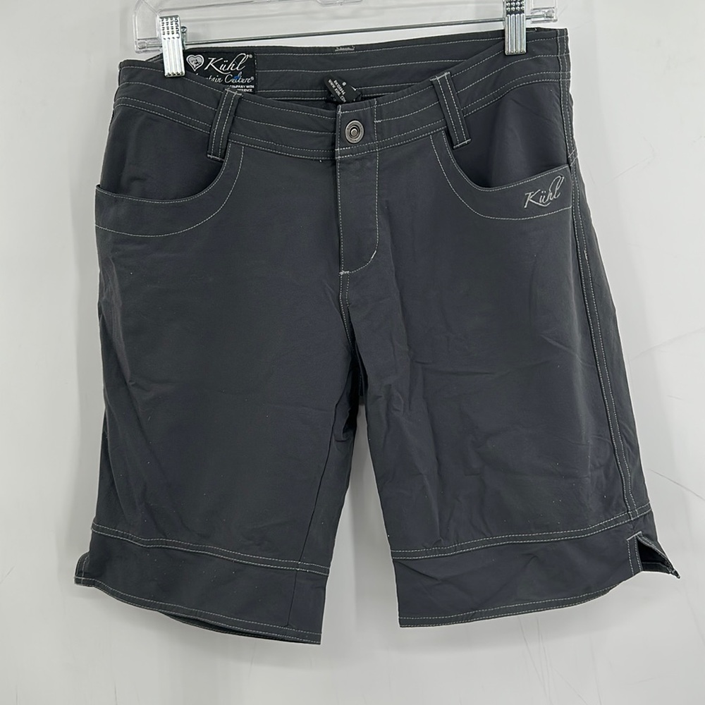 Kuhl Sierra Hiking Outdoor Bermuda Nylon Shorts Navy Women’s Size 8
